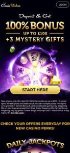 Genie Riches Mobile Screenshot