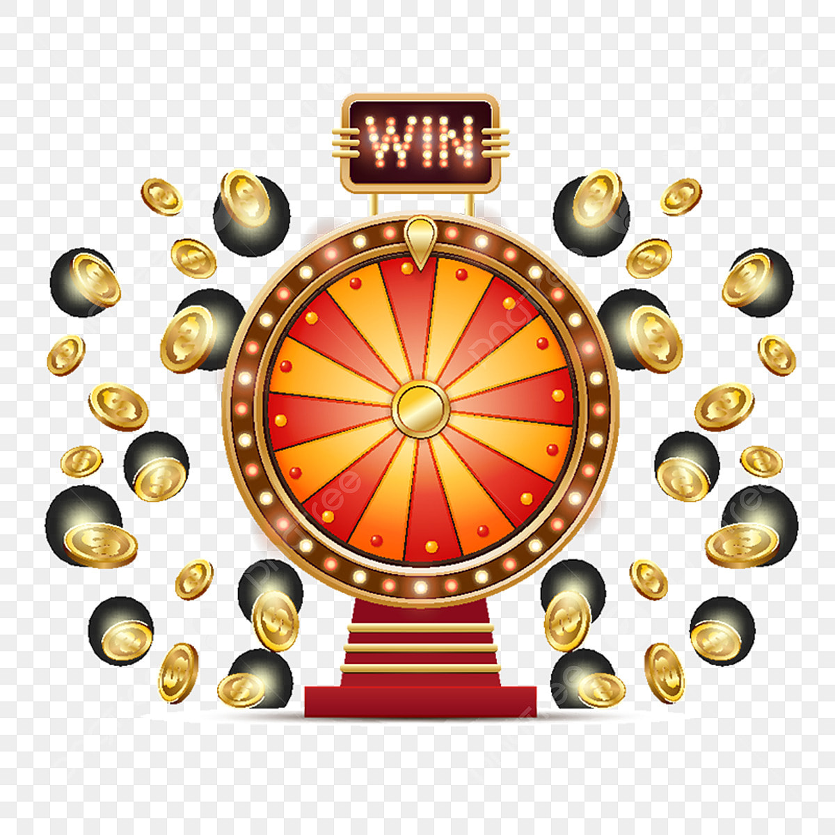 Lykkehjul illustrasjon