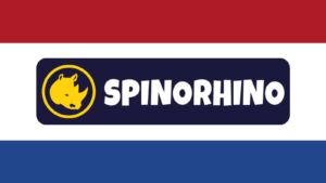 Spinorhino casino interface op een desktop en mobiel apparaat